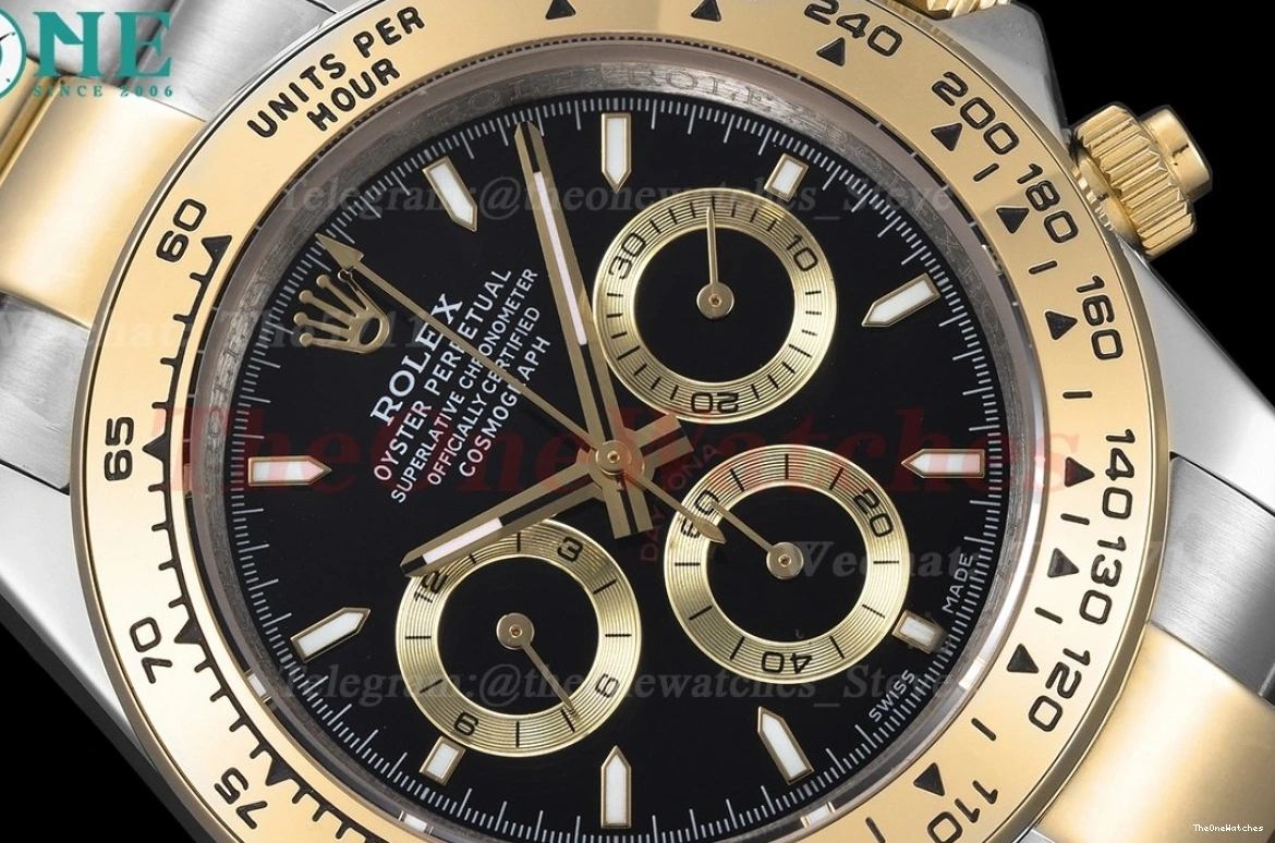 YG Dial SS GDF A3836 Daytona Black 40mm 0210